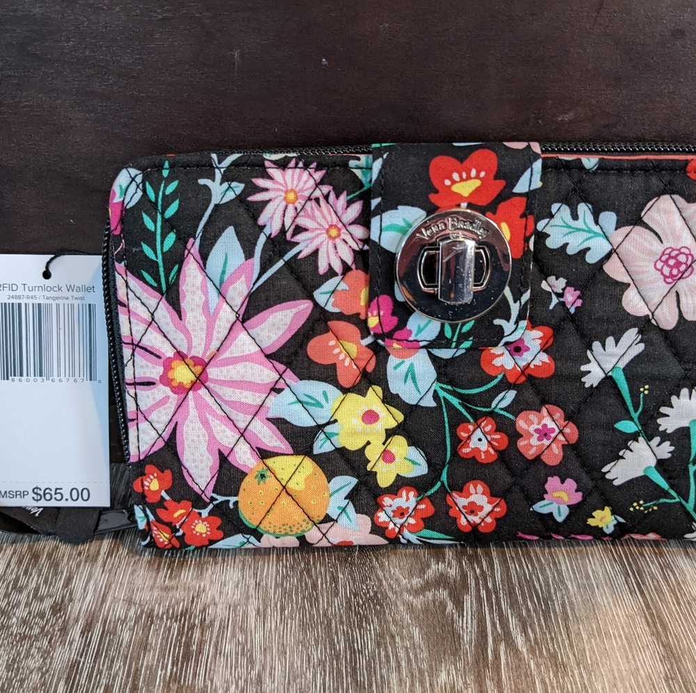 Vera Bradley Turnlock Wallet